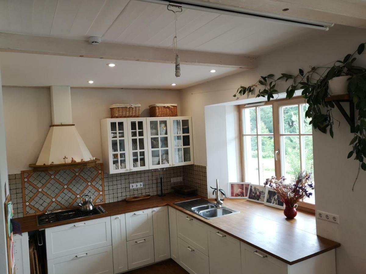 9 Min From Palanga! Luxury House On The River And Sauna クレチンガ エクステリア 写真